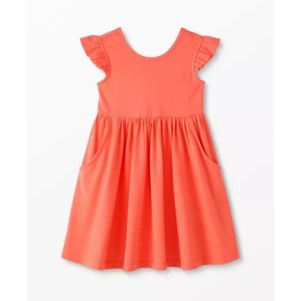 Hanna Andersson Flutter Sleeve Twirl Dress 12